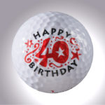 Happy Birthday 40 Jahre – magnetischer Golfball (magball)