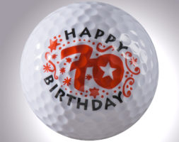 Happy Birthday 70 Jahre – magnetischer Golfball (magball)